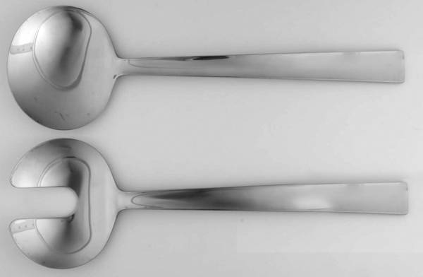 Combination (Stainless) Solid Oversized Serving Salad Set