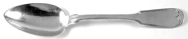 Fiddle Thread Coin Silver Tablespoon (Serving Spoon)