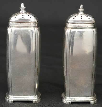 Rhythm (Sterling, Hollowware) Salt and Pepper Set