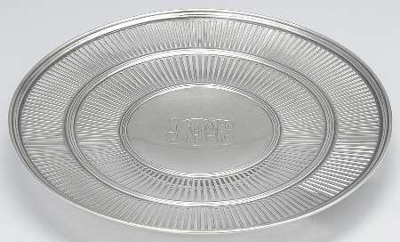 32 (Sterling, Hollowware) Footed Pierced Cake Plate