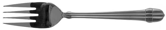 Regency Frosted (Stainless) Large Solid Cold Meat Serving Fork