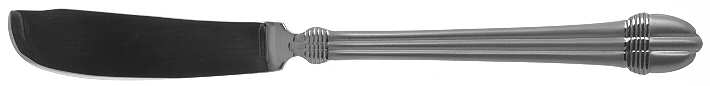 Regency Frosted (Stainless) Flat Handle Master Butter Knife