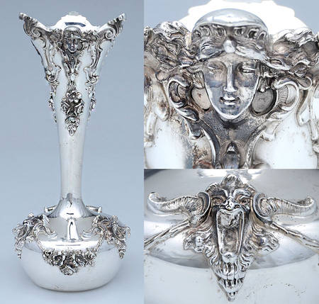 801 (Sterling, Hollowware) 9" Vase