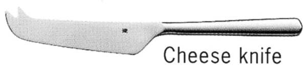 Bistro (Stainless, No Center Ridge) Solid Serving Cheese Knife