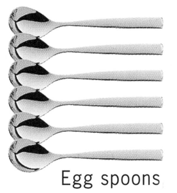 Bistro (Stainless, No Center Ridge) Egg Spoon