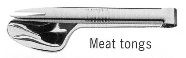 Bistro (Stainless, No Center Ridge) Beef Serving Tongs
