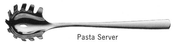 Bistro (Stainless, No Center Ridge) Solid Pasta Server