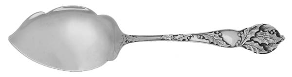 Floral Series #2 (Sterling) Large Solid Jelly Server