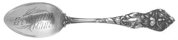 Floral Series #2 (Sterling) Souvenir Spoon (Teaspoon)