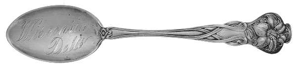 Floral Series #3 (Sterling) Five O'Clock Spoon