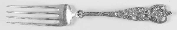Floral Series #5 (Sterling) Dessert Fork