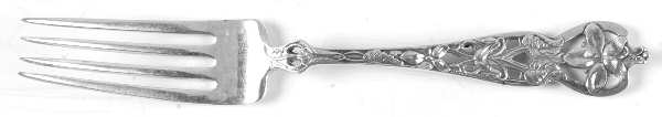 Floral Series #5 (Sterling) Dessert Fork