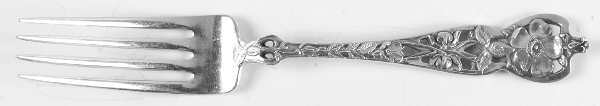 Floral Series #5 (Sterling) Dessert Fork
