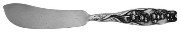 Lily of the Valley (Strl, 1885, Monograms) Small Individual Solid Fish Knife