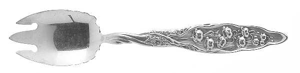 Lily of the Valley (Strl, 1885, Monograms) Ice Cream Fork