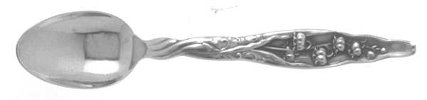 Lily of the Valley (Strl, 1885, Monograms) Demitasse Spoon