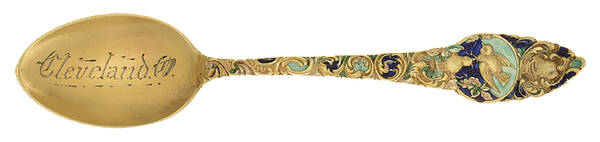 WND15 (Sterling) Enameled Souvenir Spoon (Demitasse)