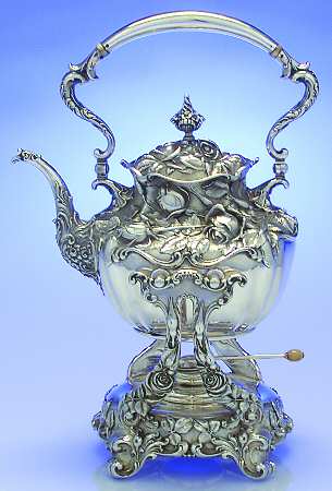 6221 (Sterling, Hollowware) Kettle, Stand & Burner