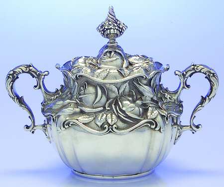 6221 (Sterling, Hollowware) Sugar Bowl & Lid