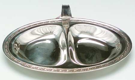 Oriana (Sterling, Hollowware) 2-Part Sterling Bon Bon Bowl
