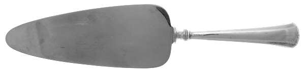 WSC38 (Sterling) Monogram Pie Server w/Stainless Blade