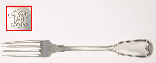 WEZ1 (Sterling) Monogram Fork