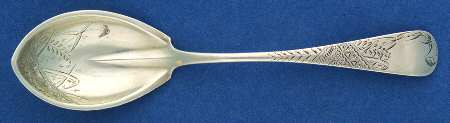 WMW3 (Sterling) Large Bright Cut Jelly Spoon