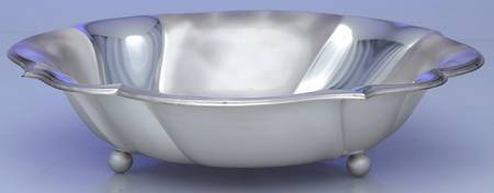 Stainless Hollowware 9" Square Vegetable Bowl