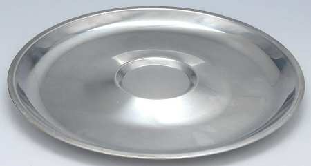 Stainless Hollowware Tray for Chip & Dip Set