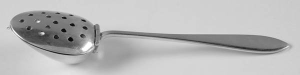 WSC40 (Sterling) Tea Strainer with Handle-Hinged Bowl