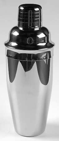 Vintage Cocktail Shaker & Lid