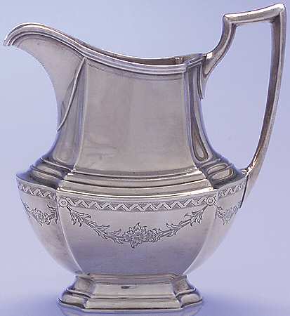 Washington-Engraved (Sterling, Hollowware) Creamer