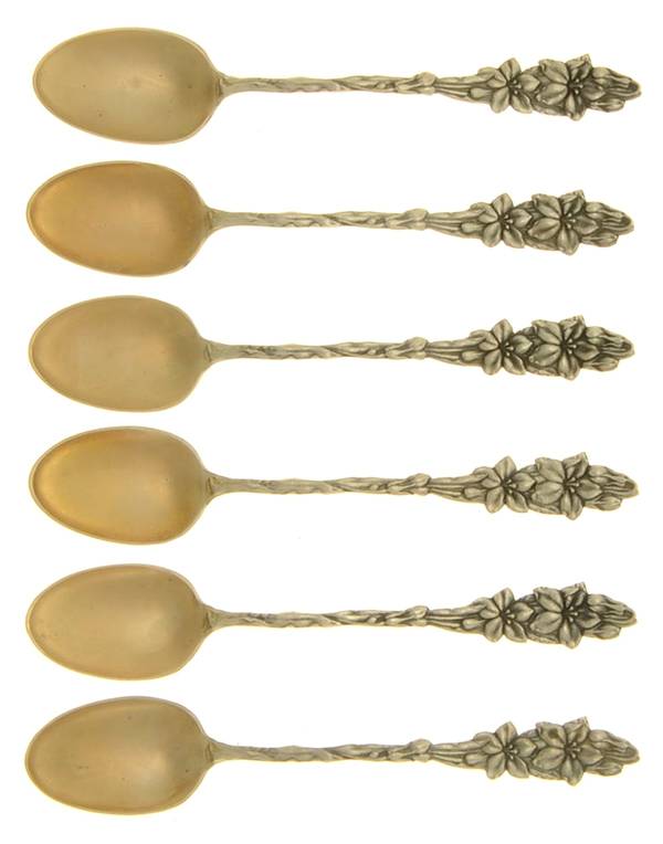 WAS150 (Sterling) (Set of 6) Demitasse Spoons