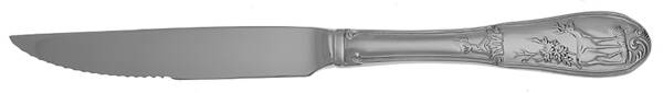 Woodland (Stainless) Steak Knife Individual Hollow, Serrate HC