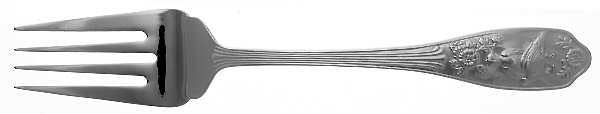 Woodland (Stainless) Large Solid Cold Meat Serving Fork
