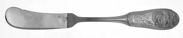 Woodland (Stainless) Flat Handle Master Butter Knife