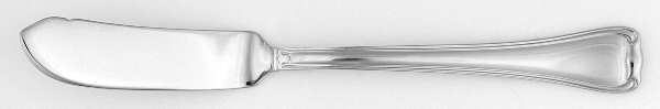 Parisian Scroll (Stainless) Flat Handle Master Butter Knife