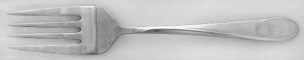 Ballet Ribbon (Stainless) Large Solid Cold Meat Serving Fork