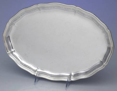 Silverplate Hollowware 12" Oval Serving Platter