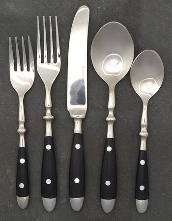 Cafe-Blue (Stainless) 5 Piece Place Setting