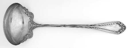 Astoria (Silverplate, 1898, Monograms) Solid Soup Ladle