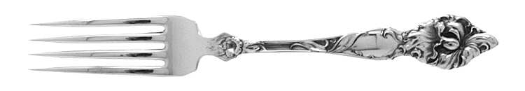 Floral Series (Sterling, Multi-Motif) Dessert Fork