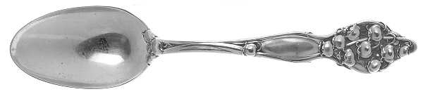 Floral Series (Sterling, Multi-Motif) Teaspoon