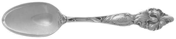 Floral Series (Sterling, Multi-Motif) Teaspoon