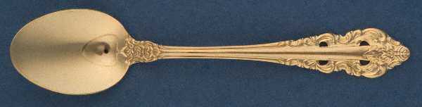 Antique Baroque (Gold Electroplate) Place/Oval Soup Spoon
