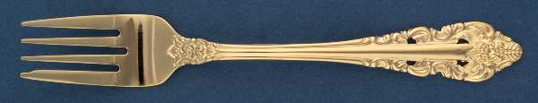 Antique Baroque (Gold Electroplate) Individual Salad Fork