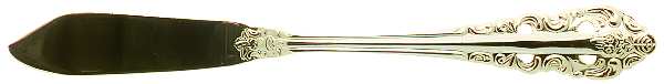 Antique Baroque (Gold Electroplate) Flat Handle Master Butter Knife