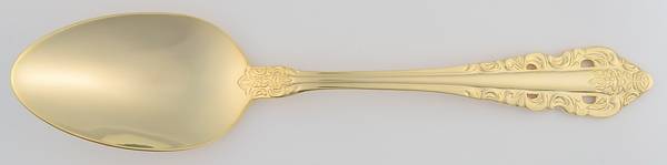 Antique Baroque (Gold Electroplate) Tablespoon (Serving Spoon)