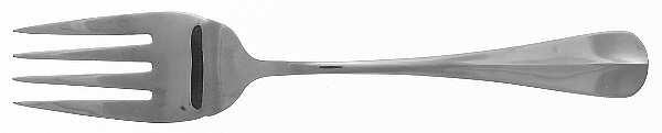 Baguette (Stainless) Medium Solid Cold Meat Serving Fork