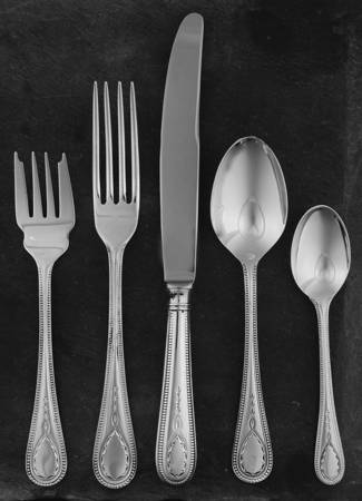 Hester Bateman (Sterling) 5 Piece Dinner Size Setting